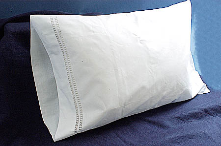 Baby pillow cases. Double Twisted Hemstitch. (set of 2)